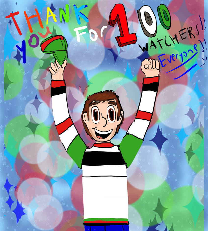 Thank you for 100 watchers!! by HarryBoyXD99 on DeviantArt