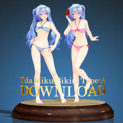 MMD Tda Miku Bikini Type-A DL