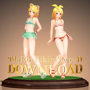 MMD Tda Rin Bikini Type-D DL