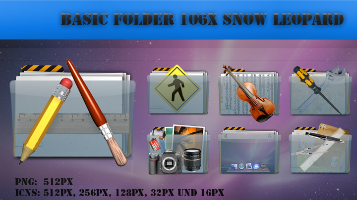 Basic Folder 106X Snow Leopard