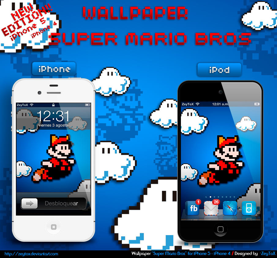Super Mario iPhone mario bros iphone HD phone wallpaper  Pxfuel