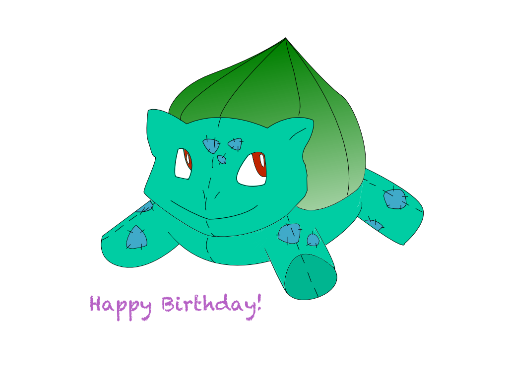 Birthday Bulbasaur! by Moonlight-Everi on DeviantArt