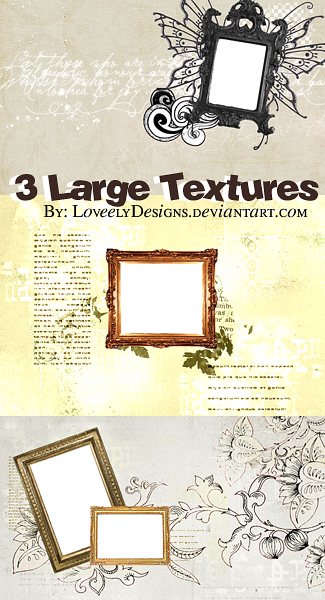 Pack 3 large textures