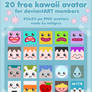 20 Free Kawaii Avatar