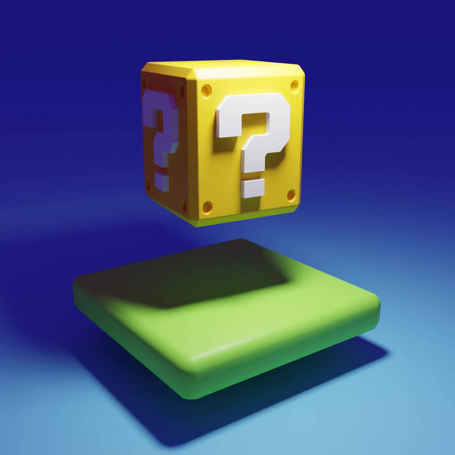 Super Mario Question Block Animated