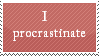 The Procrastination Stamp