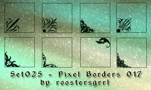 Set025 - Pixel Borders 017