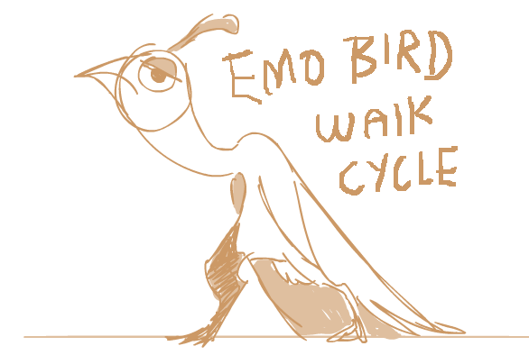 Emo walkcycle