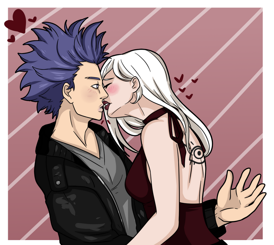 Bnha Shinso S Surprise Kiss By Smilesupsidedown On Deviantart How to draw kissing ref. surprise kiss by smilesupsidedown