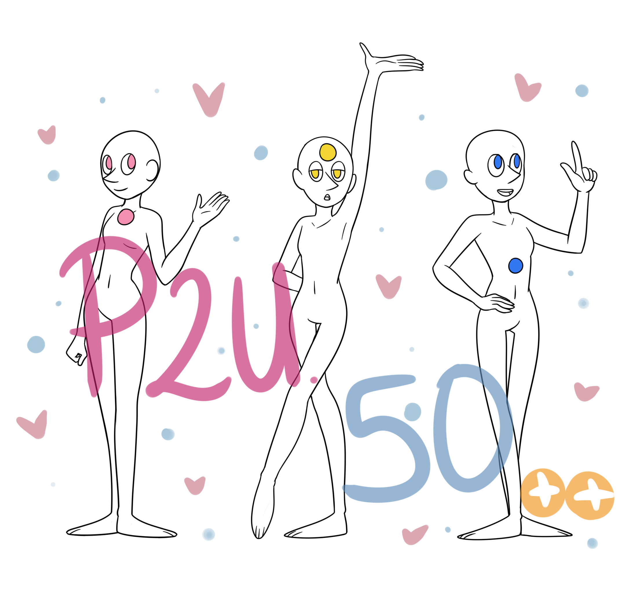 [SU] P2U Points 3 Pearls Base by SmilesUpsideDown on DeviantArt