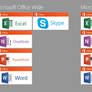 Windows 8/ 8.1 Microsoft Office Tiles