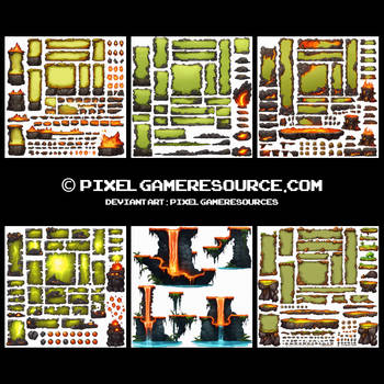 DoT Day23 - Alternate Volcano Tiles by Phyromatical on DeviantArt