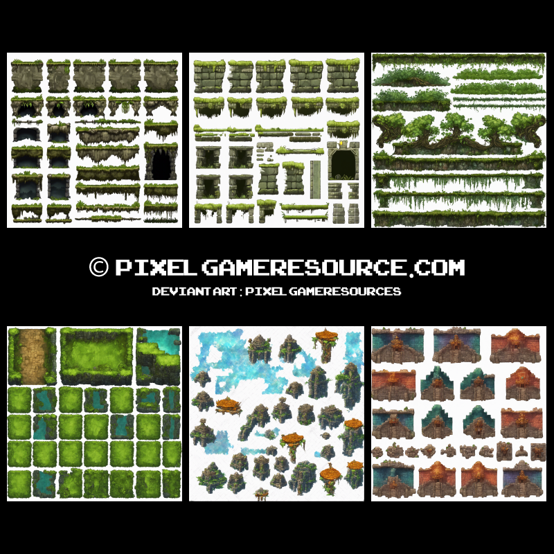 Incan Jungle 2D Game Asset 24 BUNDLE by PixelGameResources on DeviantArt