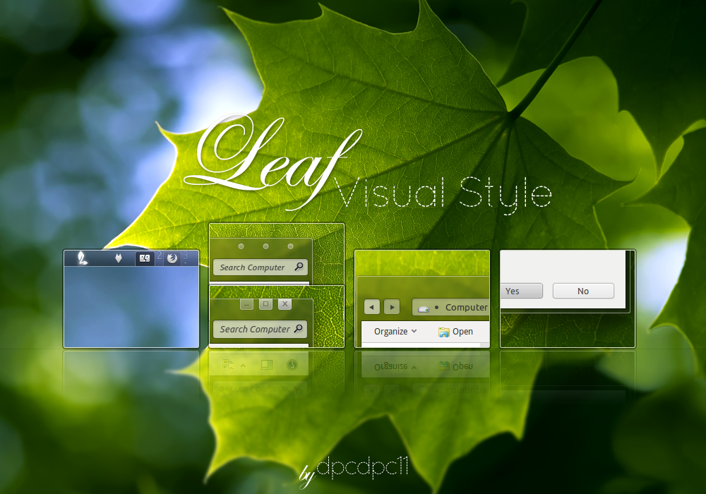 Leaf Visual Style for Windows7