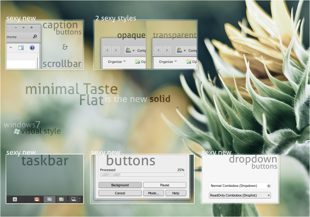 Minimal Taste Flat for Windows7