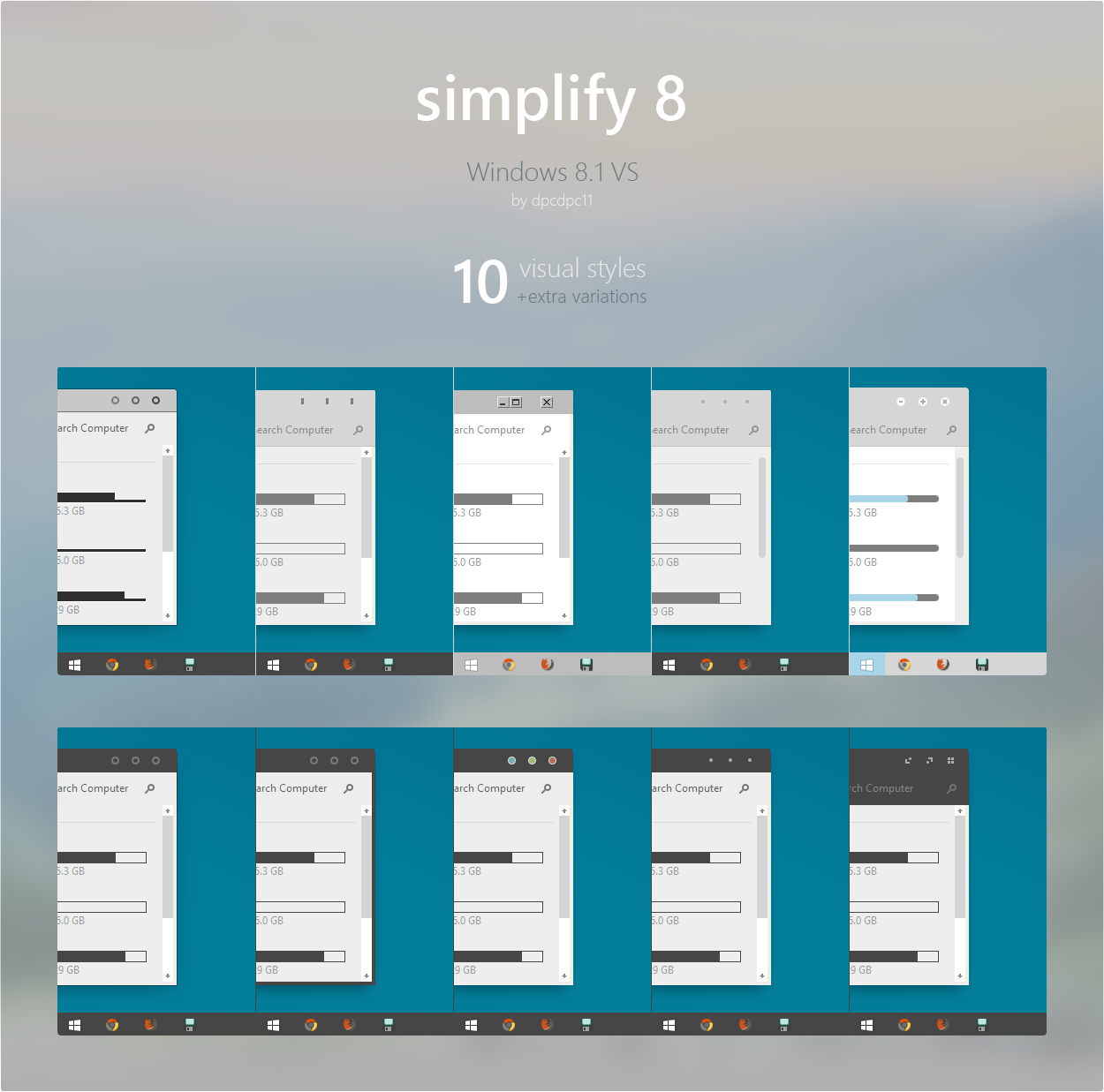 Simplify 8 Theme Pack for Windows 8.1