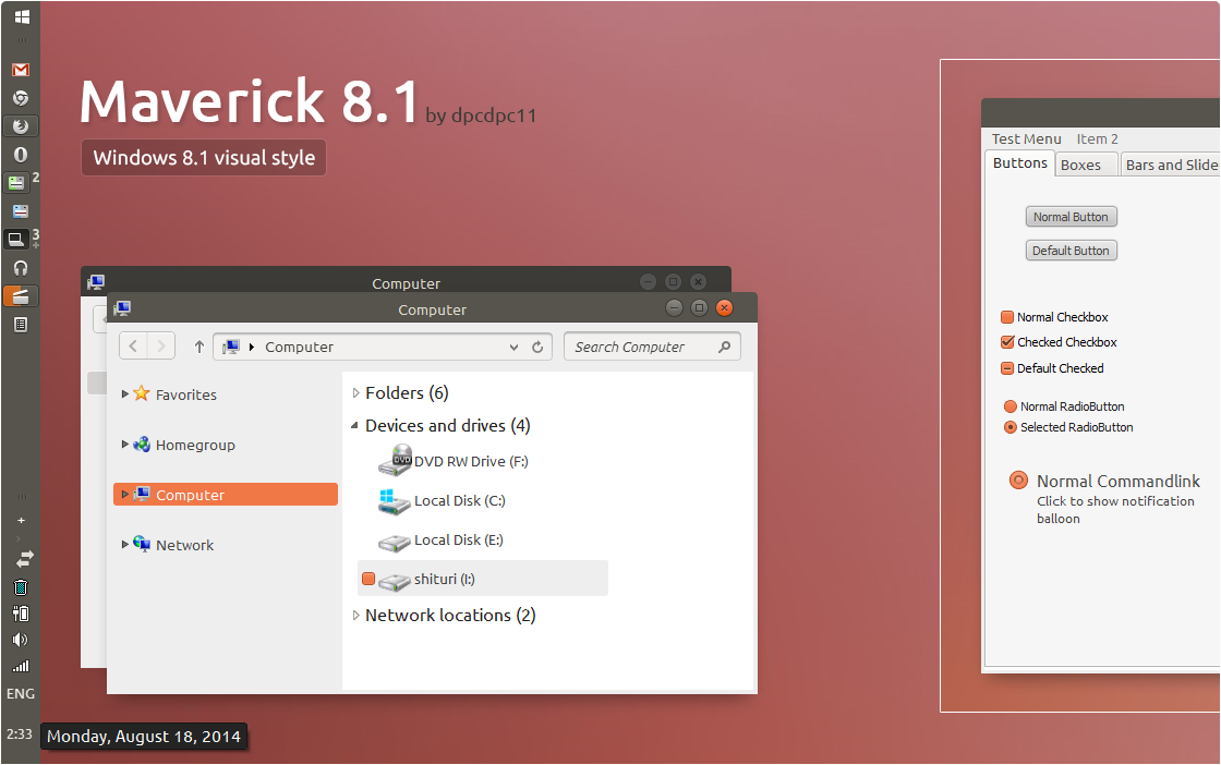 Maverick 8.1 light for Windows 8.1