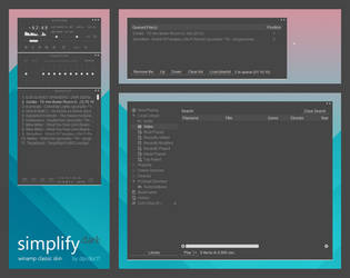 Simplify Dark - Winamp Classic Skin