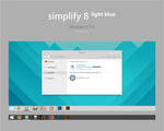 Simplify 8 Light Blue - Windows 8.1 VS