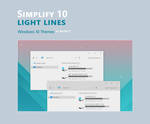 Simplify 10 Light Lines - Windows 10 Themes by dpcdpc11