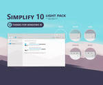 Simplify 10 Light - Windows 10 Theme Pack by dpcdpc11