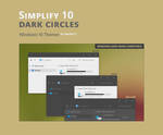 Simplify 10 Dark Circles - Windows 10 Themes by dpcdpc11