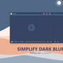 Simplify Dark Blue - PotPlayer Skin