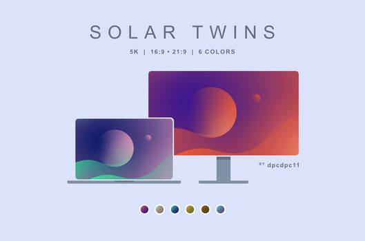 Solar Twins - 5K Wallpaper Pack