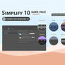 Simplify 10 Dark - Windows 10 Theme Pack (50 in 1)