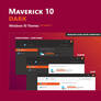 Maverick 10 Dark - Windows 10 Themes (4 in 1)