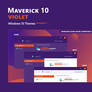 Maverick 10 Violet - Windows 10 Themes (3 in 1)
