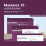 Maverick 10 Aubergine - Windows 10 Themes (3 in 1)