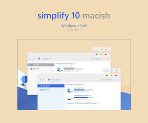 Simplify 10 Macish - Windows 10 Theme by dpcdpc11