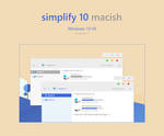 Simplify 10 Macish - Windows 10 Theme by dpcdpc11