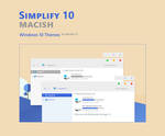 Simplify 10 Macish - Windows 10 Themes by dpcdpc11