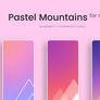 Pastel Mountains Mobile Wallpaper