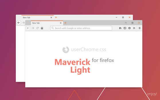 Maverick Light - Firefox Theme