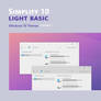 Simplify 10 Light Basic - Windows 10 Themes