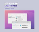 Simplify 10 Light Basic - Windows 10 Themes