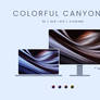 Colorful Canyon III - 5K Wallpaper Pack