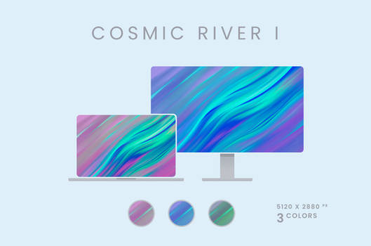 Cosmic River I Wallpaper Pack 5120x2880px