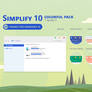 Simplify 10 Colorful - Windows 10 Theme Pack