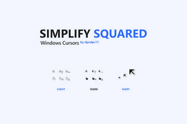 Simplify Squared - Windows Cursors