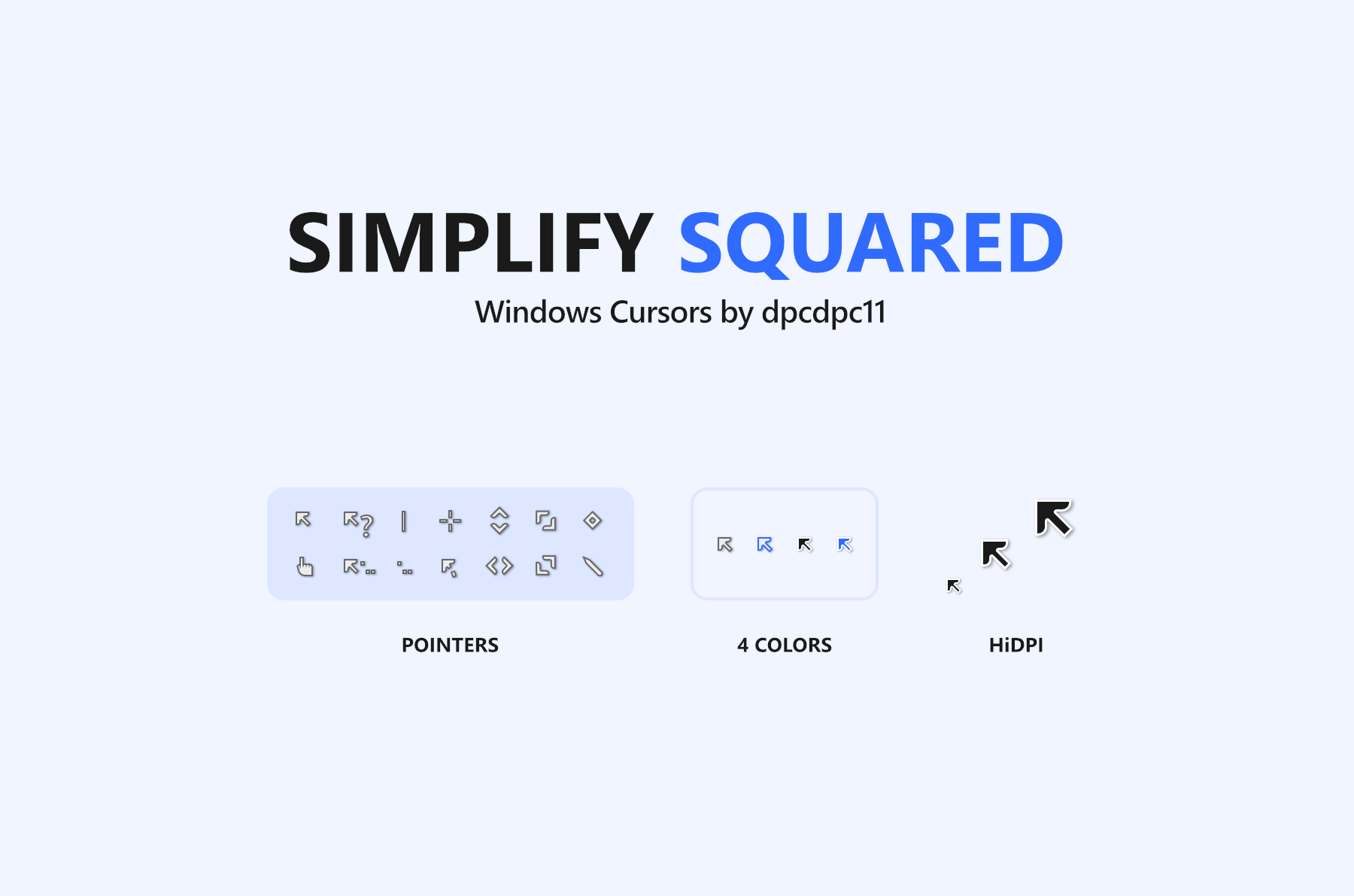 Simplify Squared - Windows Cursors