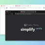 Simplify Vanilla - Firefox Theme