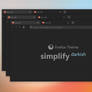 Simplify Darkish - Firefox Theme
