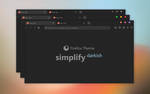 Simplify Darkish - Firefox Theme