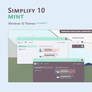 Simplify 10 Mint - Windows 10 Themes