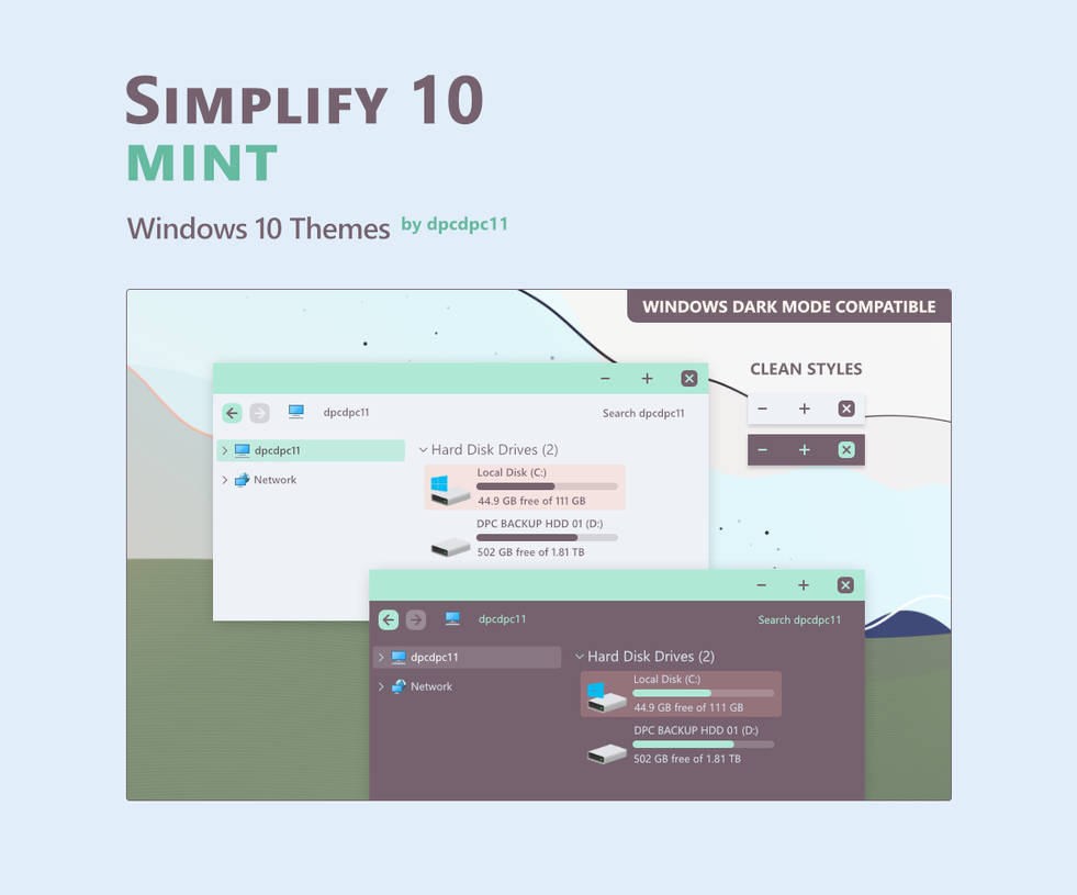 Simplify 10 Mint - Windows 10 Themes by dpcdpc11 on DeviantArt
