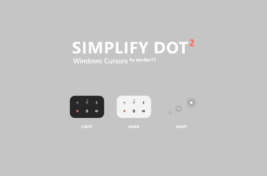 Simplify Dot 2 - Windows Cursors